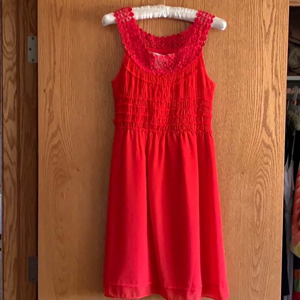 Red dress